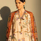 Unstitched Embroidered 3 Piece Muzlin Suit