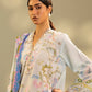 Unstitched Embroidered 3 Piece Muzlin Suit