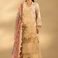 Unstitched Embroidered 3 Piece Muzlin Suit