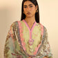 Unstitched Embroidered 3 Piece Muzlin Suit