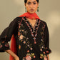 Unstitched Embroidered 3 Piece Muzlin Suit