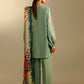 Unstitched Embroidered 3 Piece Muzlin Suit