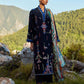 Unstitched Embroidered 3 Piece Muzlin Suit