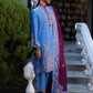 Unstitched Embroidered 3 Piece Muzlin Suit