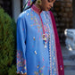 Unstitched Embroidered 3 Piece Muzlin Suit