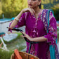 Unstitched Embroidered 3 Piece Muzlin Suit