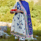 Unstitched Embroidered 3 Piece Muzlin Suit