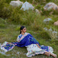Unstitched Embroidered 3 Piece Muzlin Suit