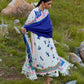 Unstitched Embroidered 3 Piece Muzlin Suit