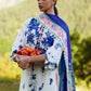 Unstitched Embroidered 3 Piece Muzlin Suit