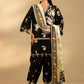 Unstitched Embroidered 3 Piece Muzlin Suit
