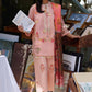 Unstitched Embroidered 3 Piece Muzlin Suit