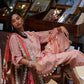 Unstitched Embroidered 3 Piece Muzlin Suit