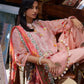 Unstitched Embroidered 3 Piece Muzlin Suit