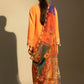 Unstitched Embroidered 3 Piece Muzlin Suit