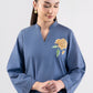 2 Pc Embroidered Linen Suit