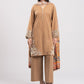 2 Pc Embroidered Lurex Suit