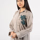 Embroidered Textured Cotton Shirt