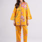 2 Pc Printed Textured Cotton Suit