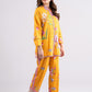 2 Pc Printed Textured Cotton Suit