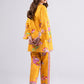 2 Pc Printed Textured Cotton Suit
