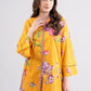 2 Pc Printed Textured Cotton Suit