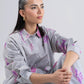2 Pc Printed Textured Cotton Suit