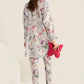 2 Pc Printed Dobby Suit