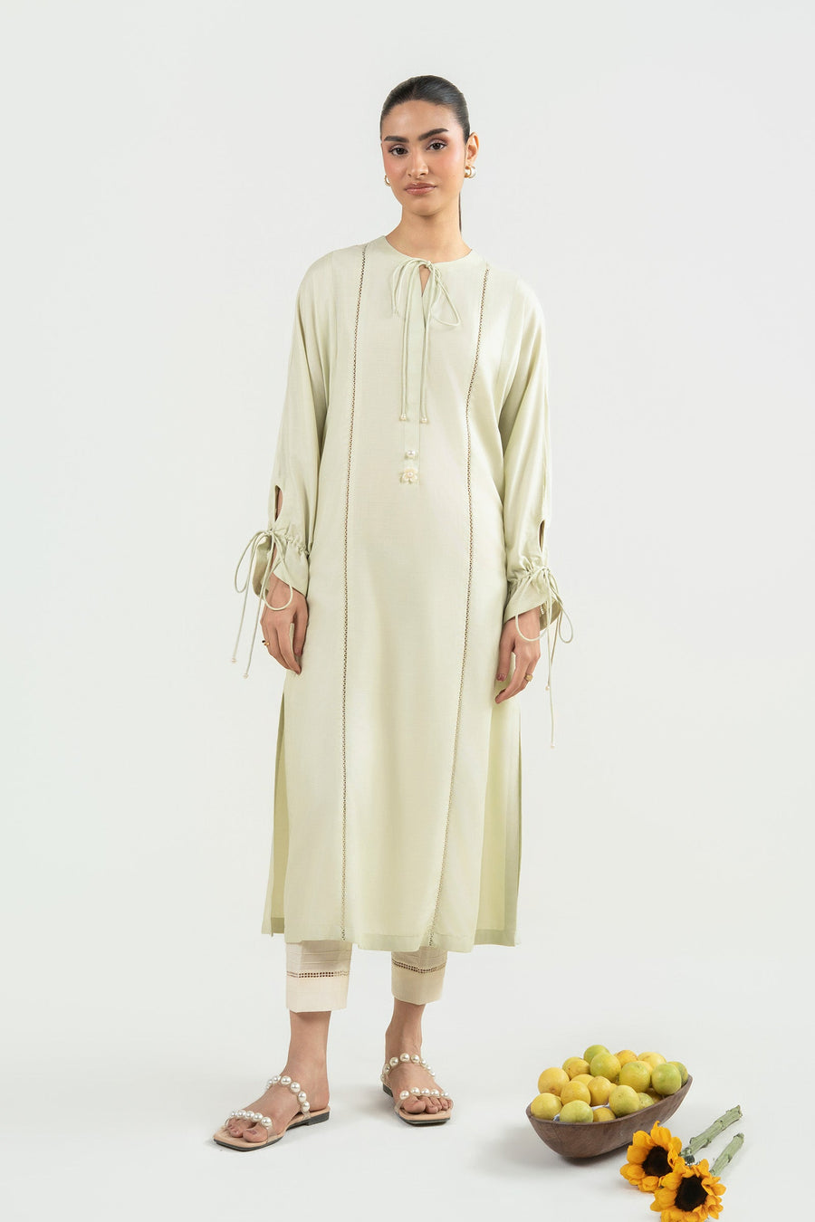 Dyed Slub Lawn Shirt