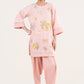 2 Pc Embroidered Cotton Chambray Suit