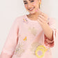 2 Pc Embroidered Cotton Chambray Suit