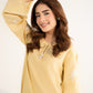2 Pc Embroidered Cotton Chambray Suit