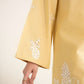 2 Pc Embroidered Cotton Chambray Suit