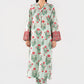 2 Pc Printed Slub Lawn Suit