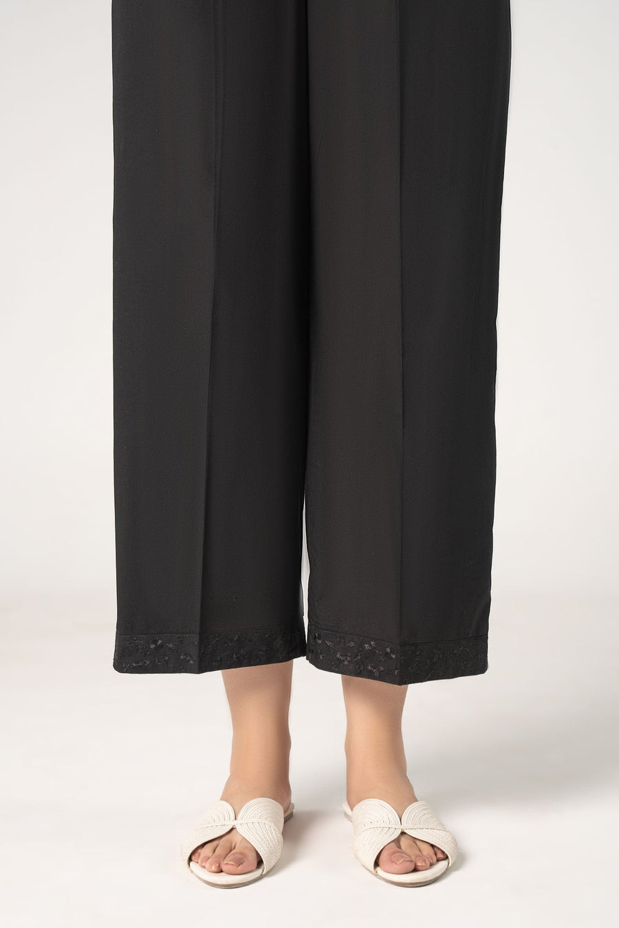 Embroidered Cambric Trouser