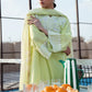 2 Pc Embroidered Arabic Lawn Suit