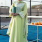 2 Pc Embroidered Arabic Lawn Suit
