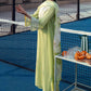 2 Pc Embroidered Arabic Lawn Suit