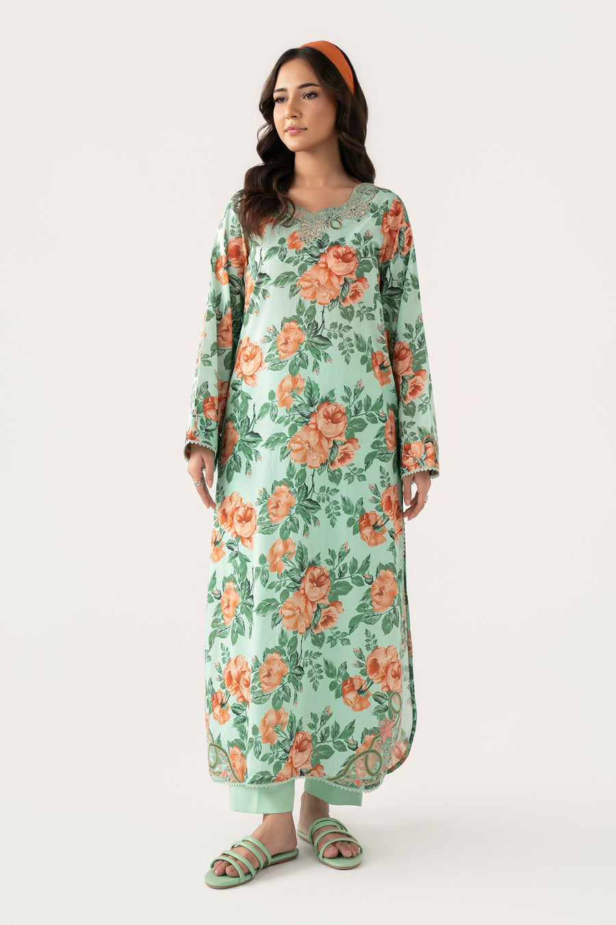 Embroidered Lawn Shirt