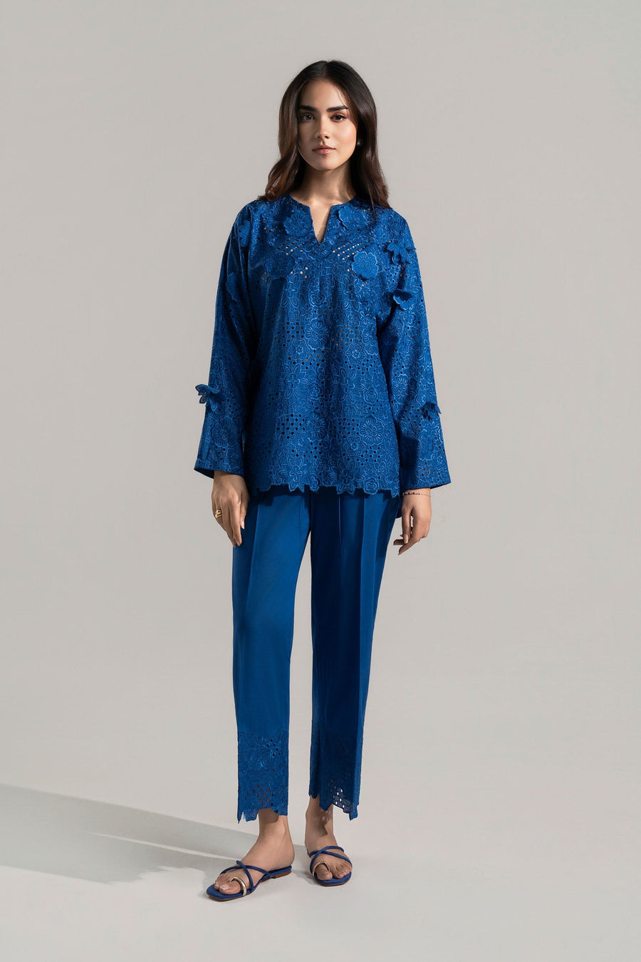 2 Pc Embroidered Lawn Suit