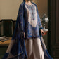 3 Pc Unstitched Embroidered Slub Khaddar Suit