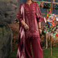 3 Pc Unstitched Embroidered Slub Khaddar Suit