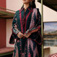 3 Pc Unstitched Embroidered Slub Khaddar Suit