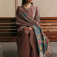3 Pc Unstitched Embroidered Slub Khaddar Suit