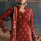 3 Pc Unstitched Embroidered Slub Khaddar Suit