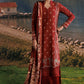 3 Pc Unstitched Embroidered Slub Khaddar Suit