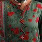 3 Pc Unstitched Embroidered Slub Khaddar Suit