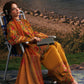 3 Pc Unstitched Embroidered Slub Khaddar Suit