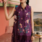 3 Pc Unstitched Embroidered Linen Suit