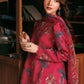 3 Pc Unstitched Embroidered Linen Suit